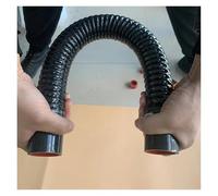 Tomas Aire Entrada Aire Coche Admisión Aire ID 30-100mm Universal Negro Manguera Flexible De Silicona Tubo De Radiador Tubo Para Entrada De Aire Alta Presión Alta Temperatura Unión De Goma(400mm,ID 30