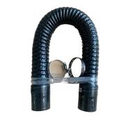 Tomas Aire Entrada Aire Coche Admisión Aire Manguera Flexible De Silicona Universal Negra, Tubo De Radiador De Agua ID 30-100mm Para Entrada De Aire Tubo De Unión De Goma De Alta Presión(400mm,ID 50mm