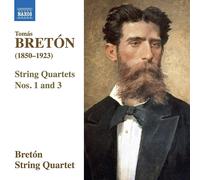 Tomas Breton Tomás Bretón: String Quartets Nos. 1 and 3 (CD) (Importación USA)