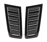 tomas de aire + Capó de ventilación de capó, accesorio de automóvil modificado de ABS de capó automático de automóvil para Focus RS MK2(Negro brillante)