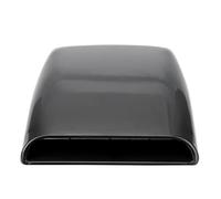 Tomas de Aire Coche Tuning Cubierta Salida De Aire Decoración Flujo Entrada Ventilación Estilo Coche Accesorios Embellecedor Exterior Capó Personalización Vehículo Decoración(Black)