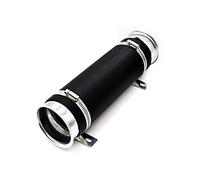 Tomas De Aire Suministros for modificación de automóviles, tubo telescópico, ventilación, aire admisión, Kit frío expandible 76MM(Silver)
