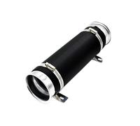Tomas de aire Tubo Ventilación Telescópico Coche | Tubo Aire Admisión Kit Frío Expandible 76 Mm Suministros Modificación BX100458(Plata)
