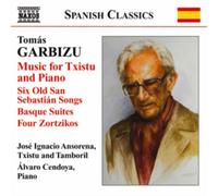 Tomas Garbizu Tomas Garbizu: Music for Txistu and Piano (CD) Album