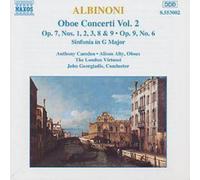 Tomaso Albinoni Oboe Concerti Vol. 2 (CD) Album (Importación USA)