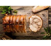 Tomassoni Porchetta de Cerdo Italiana, sin gluten y sin lactosa, producto artesanal 100% italiano, especialidades gastronómicas de las marcas, pieza cocida envasada al vacío 3,50 kg