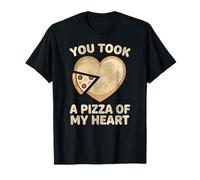 Tomaste Una Pizza De Mi Corazón Divertido Pizza Amor Camiseta