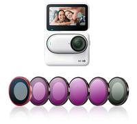 Tomat ND Filtro Set Compatible para Insta360 GO 3S, CPL UV ND8 ND16 ND32 ND64 Filtro Set para Insta360 GO 3S Cámara de Acción Accesorios