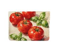 Tomate Basil Fresh - Funda protectora de piel sintética para portátil de 13 pulgadas para MacBook, bolsa delgada para computadora portátil para viajes diarios