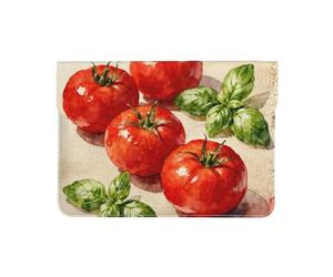 Tomate Basil Fresh - Funda protectora de piel sintética para portátil de 13 pulgadas para MacBook, bolsa delgada para computadora portátil para viajes diarios
