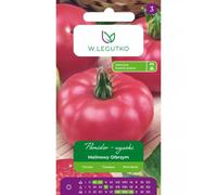 Tomate de tierra alto Malinowy Olbrzym (Gigante frambuesa): frutos muy grandes, maduración tardía.