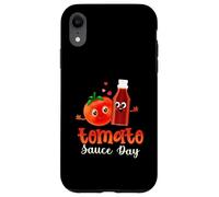Tomate Passata Reunión Familiar Salsa de Tomate Especias Día Carcasa para iPhone XR