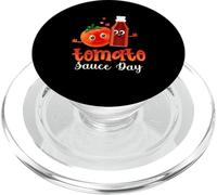 Tomate Passata Reunión Familiar Salsa de Tomate Especias Día PopSockets PopGrip para MagSafe