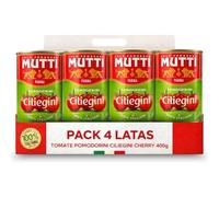 Tomate Pomodorini Ciliegini, Salsa Tomates cherry Procedentes del sur de Italia, Elaborada con Tomates cherry, jugo de tomate, Sin Gluten, Sin Lactosa, Sin huevos, Contiene 4 Latas de 400 gr