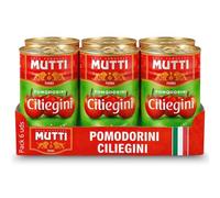 Tomate Pomodorini Ciliegini, Salsa Tomates cherry Procedentes del sur de Italia, Elaborada con Tomates cherry, jugo de tomate, Sin Gluten, Sin Lactosa, Sin huevos, Contiene 6 Latas de 400 gr