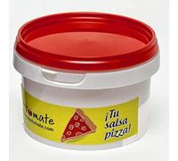+ Tomate | Salsa para Masa de Pizza en Polvo | 140gr | Para 7 Pizzas Familiares | Tomate Maduro Natural Concentrado | Origen España | Sabor Casero | Sin Gluten Sin Lactosa ni Aditivos