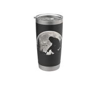 Tómate tu tiempo | Retro Bigfoot y Turtle Moon Vaso térmico de acero inoxidable de doble pared