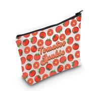 Tomates Junkie - Bolsa de cosméticos para amantes de los tomates, regalo temático de tomates, regalo para adictos a los tomates para mujeres, Bolsa para tomates