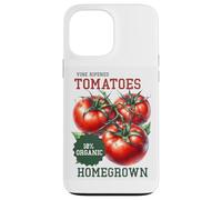 Tomates maduros en vid 10% orgánicos de cosecha propia Carcasa para iPhone 13 Pro Max