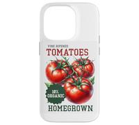 Tomates maduros en vid 10% orgánicos de cosecha propia Carcasa para iPhone 14 Pro