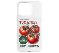 Tomates maduros en vid 10% orgánicos de cosecha propia Carcasa para iPhone 15 Pro Max