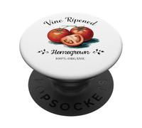 Tomates maduros en vid 100% orgánicos PopSockets PopGrip Adhesivo