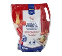 Tomates Para Pizzas, Sofritos, Para untar en el Pan Ideales Para Desayunos, Guisos y Ensaladas Makro Chef (Tomate bella pronta 2500g, 3 Unidades)