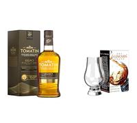 TOMATIN SINGLE MALT WHISKY "LEGACY" + COPA OFICIAL DE WHISKY GLENCAIRN