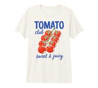 Tomato Club Vegetable Lover Gardener Plant Foodie Camiseta Premium