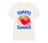 Tomato Girl Summer Garden Veggie Lover Aesthetic Camiseta Premium