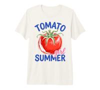 Tomato Girl Summer Garden Veggie Lover Aesthetic Camiseta Premium