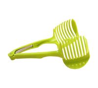 Tomato Slicer - Round Hand Held Stand, Multifunctional Kitchen Gadgets Rack, Potato Tomato Vegetable Tool, Efficient Food Preparation With Safe Handling | Slicing Gear For Salad Fruit Preparation