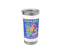 Tomato Tomahto Funny Pun Vegetable Garden Lover Foodie Vaso térmico de acero inoxidable de doble pared