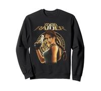 Tomb Raider Lara Croft Portrait with Seal Retro Video Game Sudadera