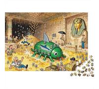 Tomba del faraón Booby Trap Bonanza Puzzle De Madera Impermeable Puzzles De 1000 Piezas para Adultos Divertido Rompecabezas Juegos Educativos