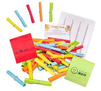 Tombola - Rollos sueltos de 1 a 200 ganancias + 500 remaches | Juego sin rollos, incluye números adhesivos, sorteos, sorteos, eventos, varios colores para rifas y acciones