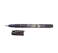 Tombow 82038-Fudenosuke - Bolígrafo de punta dura, negro, 5 unidades