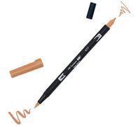 Tombow - ABT Dual Brush - Rotulador Doble Punta Pincel Acuarelable - Para Lettering, Dibujo, Pintura, Manga - Uso Doméstico y Profesional - Color saddle brown