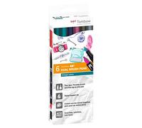 Tombow Rotuladores ABT Dual Brush – Caja de cartón 6, Doble punta acuarelables Colores vintage