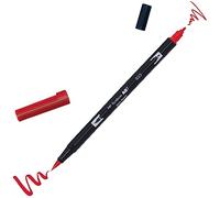 Tombow - ABT Dual Brush - Rotulador Doble Punta Pincel Acuarelable - Para Lettering, Dibujo, Pintura, Manga - Uso Doméstico y Profesional - Color persimmon