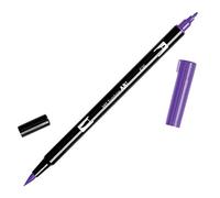 Tombow - ABT Dual Brush - Rotulador Doble Punta Pincel Acuarelable - Para Lettering, Dibujo, Pintura, Manga - Uso Doméstico y Profesional - Color imperial purple
