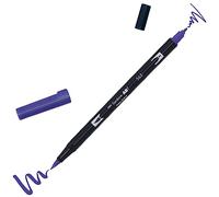 Tombow - ABT Dual Brush - Rotulador Doble Punta Pincel Acuarelable - Para Lettering, Dibujo, Pintura, Manga - Uso Doméstico y Profesional - Color deep blue