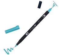 Tombow - ABT Dual Brush - Rotulador Doble Punta Pincel Acuarelable - Para Lettering, Dibujo, Pintura, Manga - Uso Doméstico y Profesional - Color process blue
