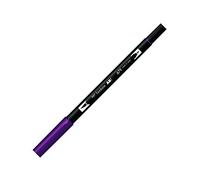 Tombow - ABT Dual Brush - Rotulador Doble Punta Pincel Acuarelable - Para Lettering, Dibujo, Pintura, Manga - Uso Doméstico y Profesional - Color dark plum