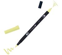 Tombow - ABT Dual Brush - Rotulador Doble Punta Pincel Acuarelable - Para Lettering, Dibujo, Pintura, Manga - Uso Doméstico y Profesional - Color lemon lime