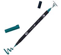 Tombow | ABT Dual Brush | Rotulador Doble Punta Pincel Acuarelable | Para Lettering, Dibujo, Pintura, Manga | Uso Doméstico y Profesional | Color jade green