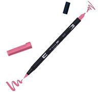 Tombow - ABT Dual Brush - Rotulador Doble Punta Pincel Acuarelable - Para Lettering, Dibujo, Pintura, Manga - Uso Doméstico y Profesional - Color pink punch