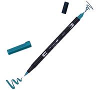 Tombow - ABT Dual Brush - Rotulador Doble Punta Pincel Acuarelable - Para Lettering, Dibujo, Pintura, Manga - Uso Doméstico y Profesional - Color sea green