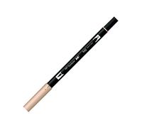 Tombow - ABT Dual Brush - Rotulador Doble Punta Pincel Acuarelable - Para Lettering, Dibujo, Pintura, Manga - Uso Doméstico y Profesional - Color cappuccino