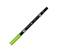Tombow - ABT Dual Brush - Rotulador Doble Punta Pincel Acuarelable - Para Lettering, Dibujo, Pintura, Manga - Uso Doméstico y Profesional - Color light olive